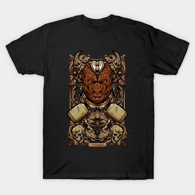 Taurus T-Shirt by Chack Loon